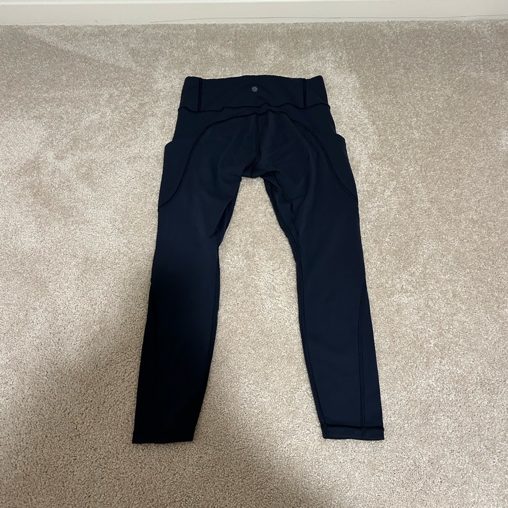 Womens Navy Athleta Leggings